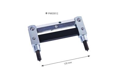 Maxifix mitre clamp - the small super clamp | join frames, door panels, cornices etc. quickly and easily | high clamping force despite small size | specially hardened and replaceable compass tips